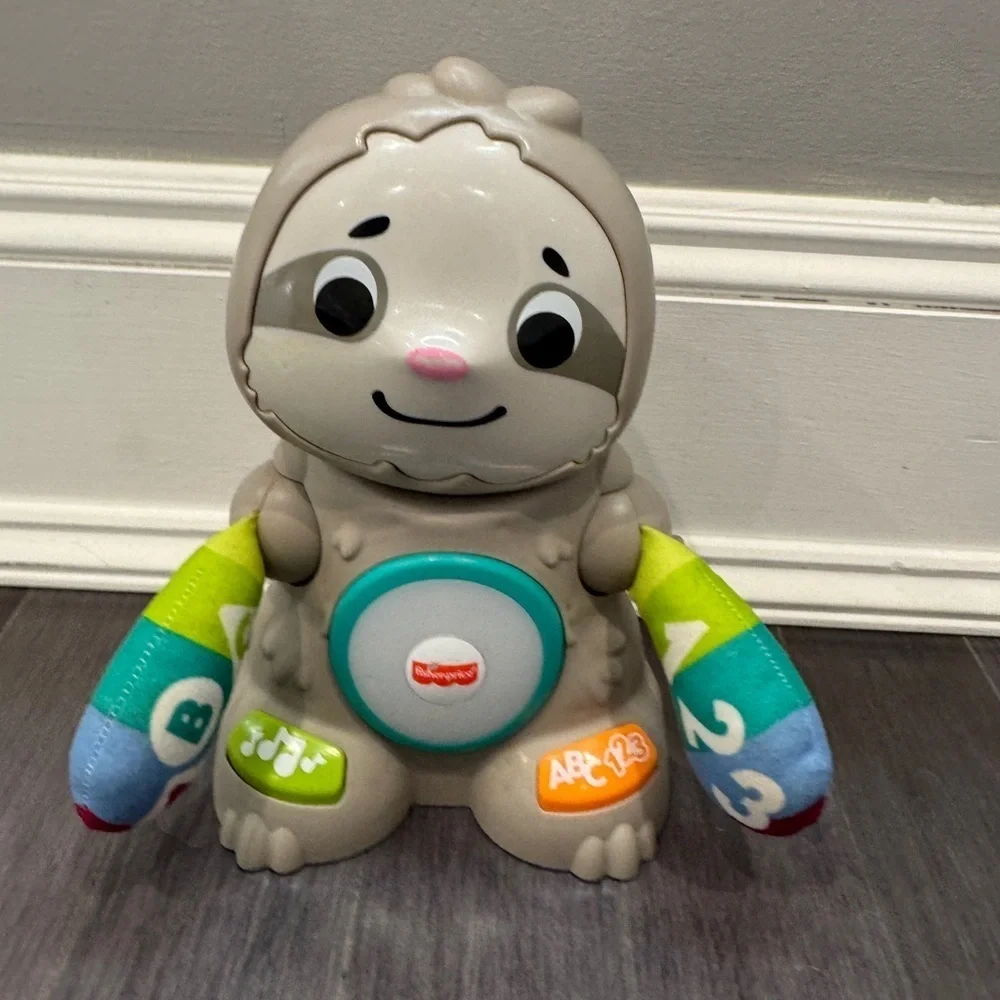 Fisher-Price Linkimals Learning Sloth - Electronic Singing Baby Infant Toddler